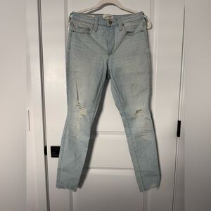 high rise skinny jeans
